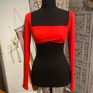 Super Sexy long sleeve crop top